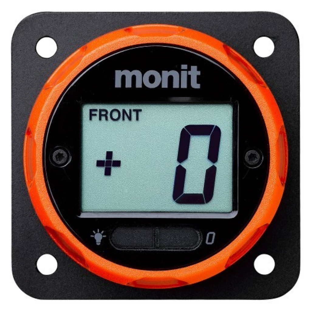 Monit Digital Brake Bias Adjuster Square Mount Orange Dial image 0