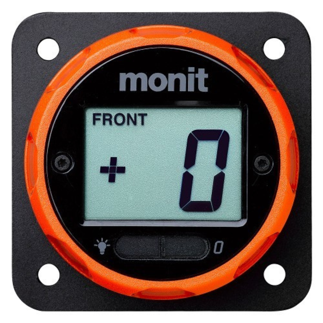 Monit Digital Brake Bias Adjuster Square Mount Orange Dial image 0