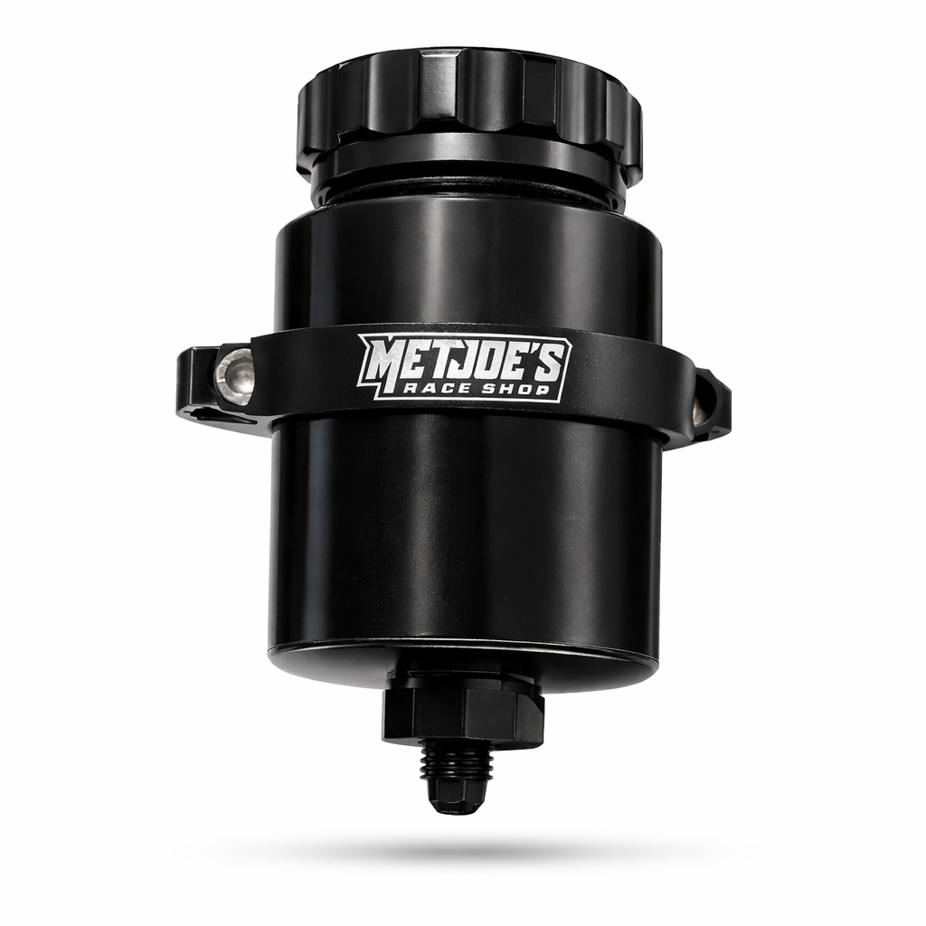 MetJoe's Billet Aluminum Remote-Mount Brake Fluid Reservoir & Bracket image 0