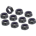 Allstar Black Half Nuts – 1/2”-20 Nylon Lock Nuts (Pack of 10) image 0