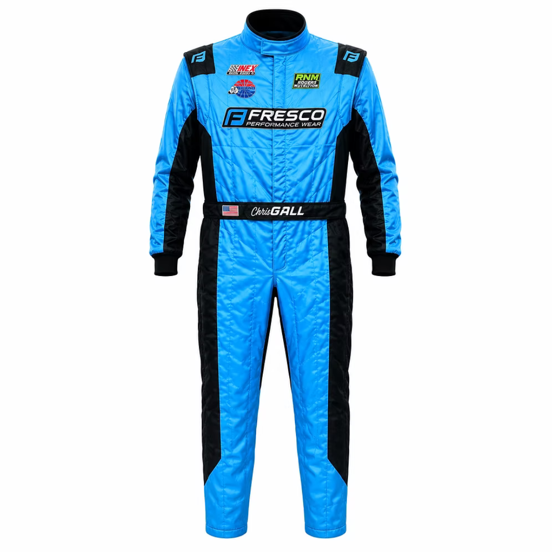 Fresco Performance Wear Custom SFI 3.2A/5 1-Piece 2-Layer Fire Suit