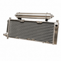 Fluidyne Legends Single Pass Oil Cooler with Vortex Tube