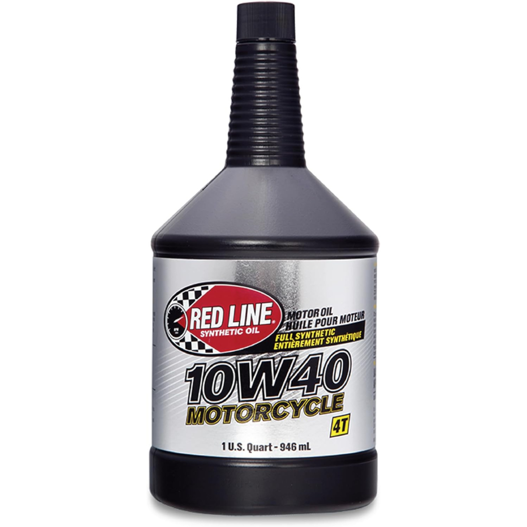 Red Line 10W40 Motorcycle Oil — Case of 12 (1-qt. Bottles) image 0
